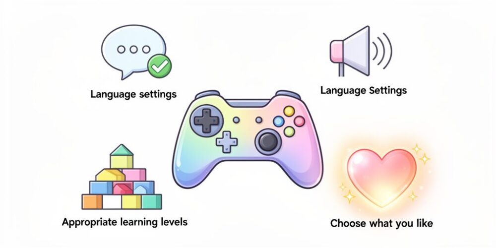 英語学習の効果を上げるゲームの選び方